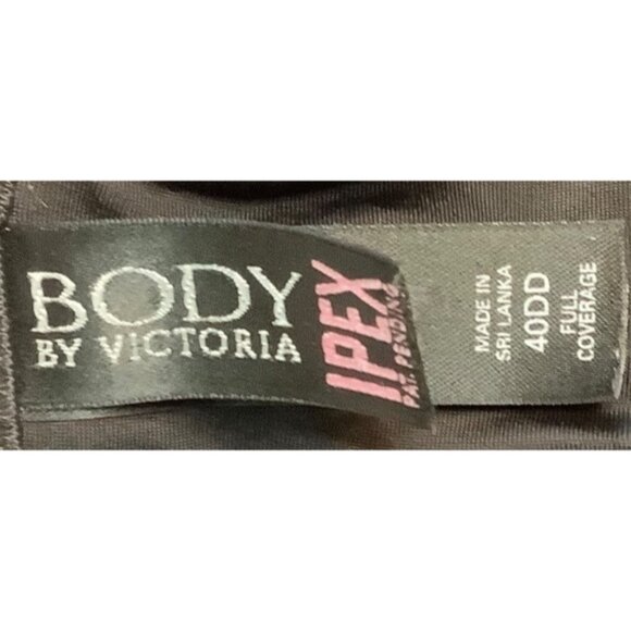 Body By Victoria Ipex Full Coverage Black Bra Women 40DD Smooth Adjustable - Picture 4 of 7